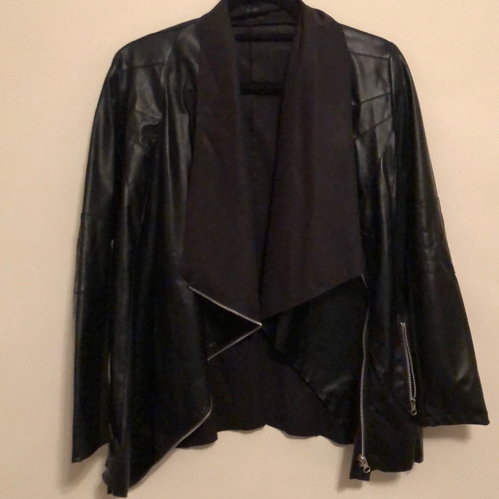 Faux leather jacket